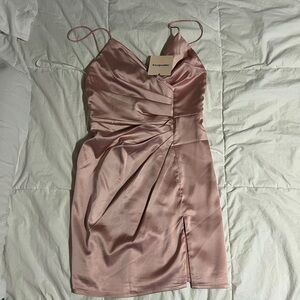 Superdown Blush Pink Mini Dress